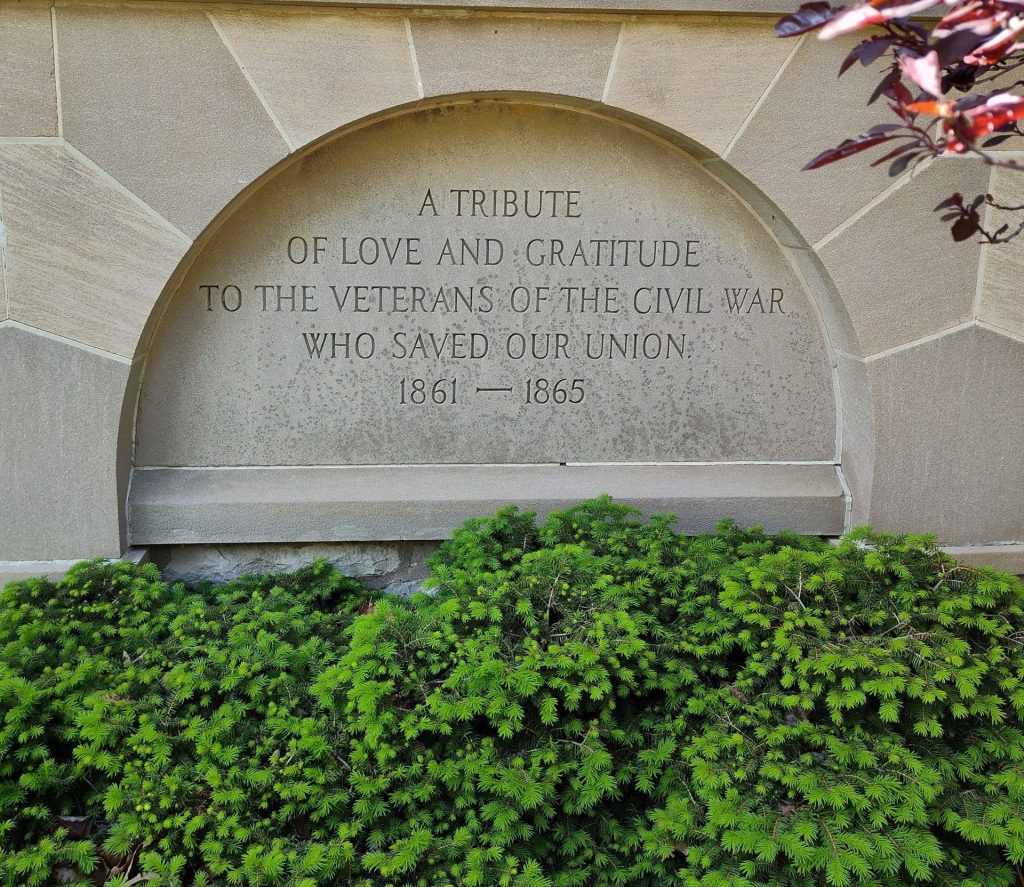 SANDUSKY CIVIL WAR AND WORLD WAR I MEMORIAL NARRATIVE STONE A