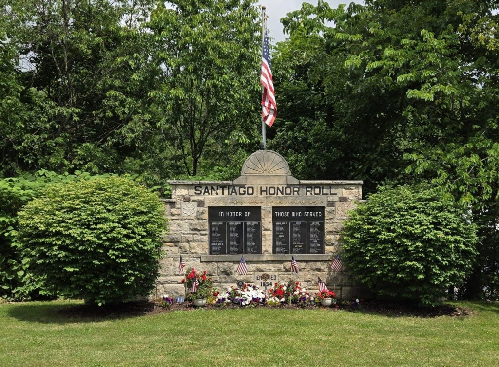 SANTIAGO HONOR ROLL WAR MEMORIAL