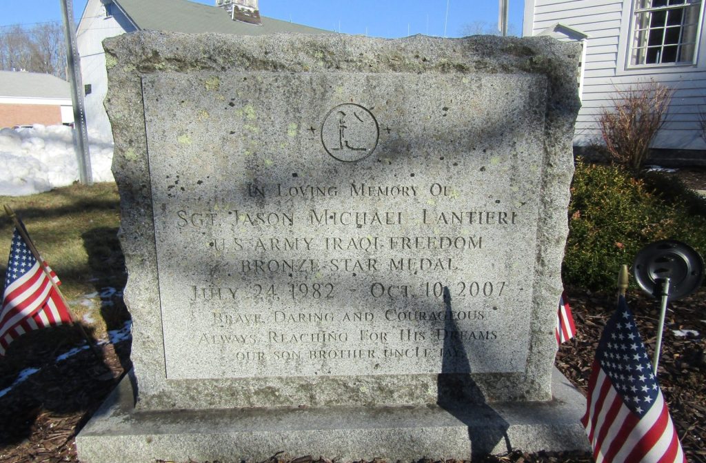 SGT. JASON MICHAEL LANTIERI WAR MEMORIAL STONE