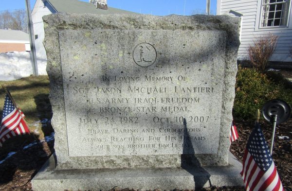 SGT. JASON MICHAEL LANTIERI WAR MEMORIAL STONE