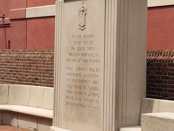 SONS OF PHI DELTA THETA VETERANS MEMORIAL STONE