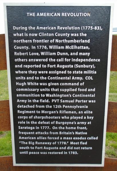 THE AMERICAN REVOLUTION WAR MEMORIAL MURAL PLAQUE