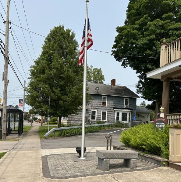 THE LONNEVILLE CHILDREN WAR MEMORIAL FLAGPOLE