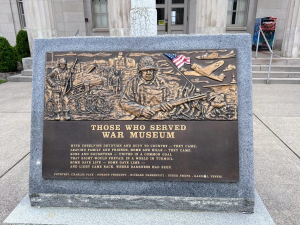 THOSE WHO SERVED WAR MUSEUM MEMORIAL PLAQUE
