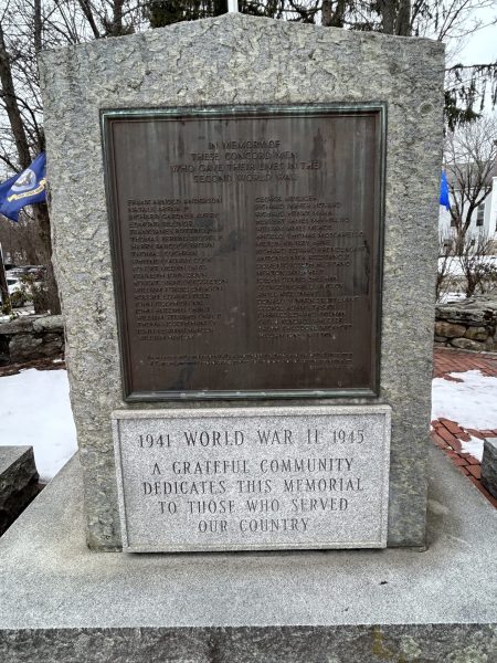 TOWN OF CONCORD SECOND WORLD WAR MEMORIAL