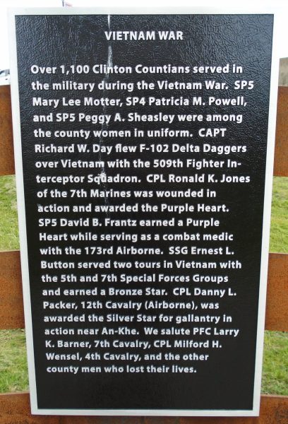 VIETNAM WAR MEMORIAL MURAL PLAQUE