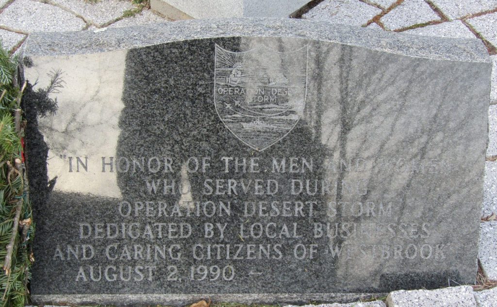 WESTBROOK OPERATION DESERT STORM