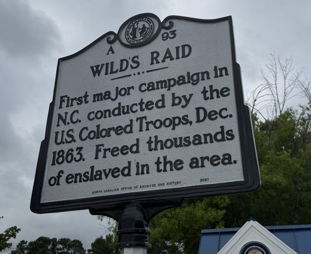 WILD’S RAID WAR MEMORIAL MARKER