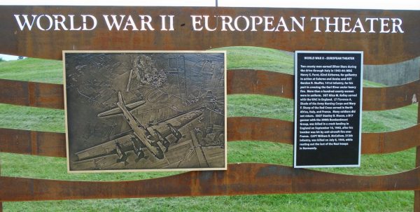WORLD WAR II-EUROPEAN THEATER MEMORIAL MURAL