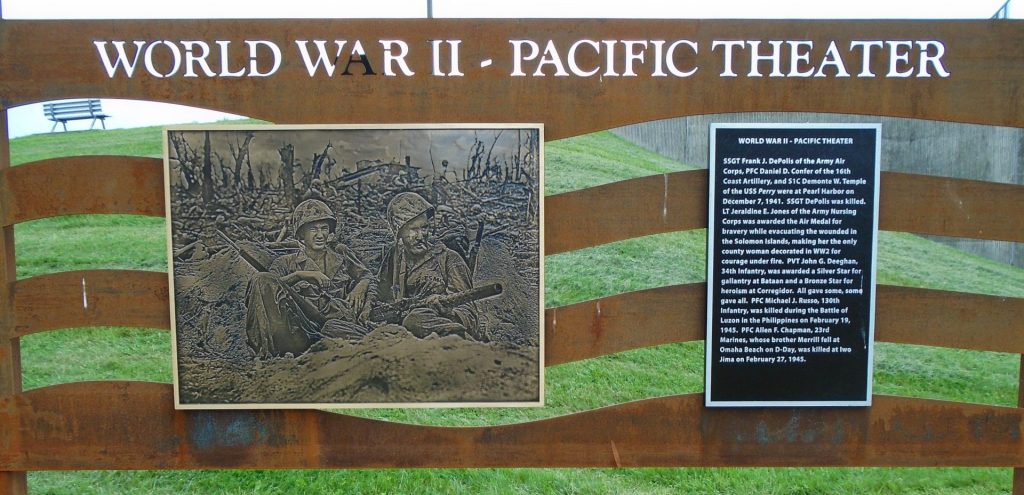 WORLD WAR II-PACIFIC THEATER MEMORIAL MURAL