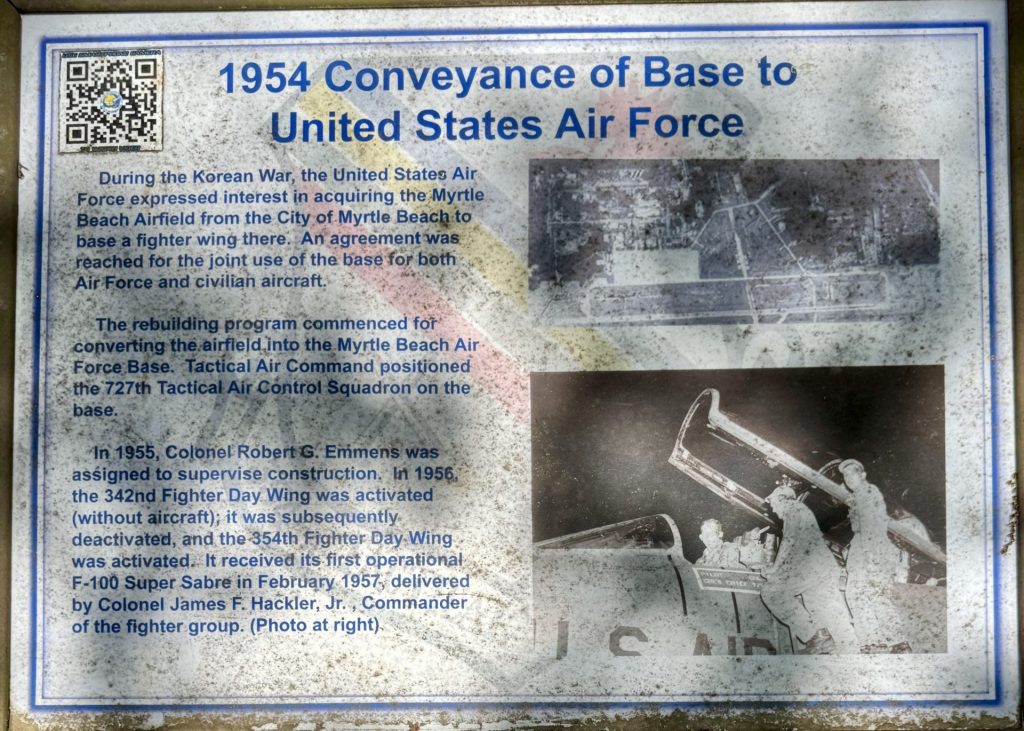 1954 CONVEYANCE OF BASE TO UNITED STATES AIR FORCE MEMORIAL PANEL