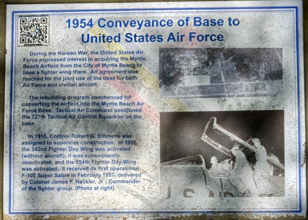 1954 CONVEYANCE OF BASE TO UNITED STATES AIR FORCE MEMORIAL PANEL