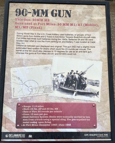 90-MM GUN WAR MEMORIAL PANEL
