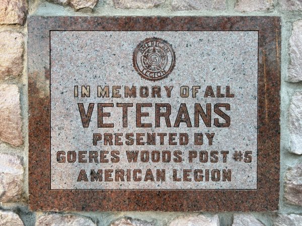 AMERICAN LEGION POST #5 ALL VETERANS MEMORIAL PLAQUE