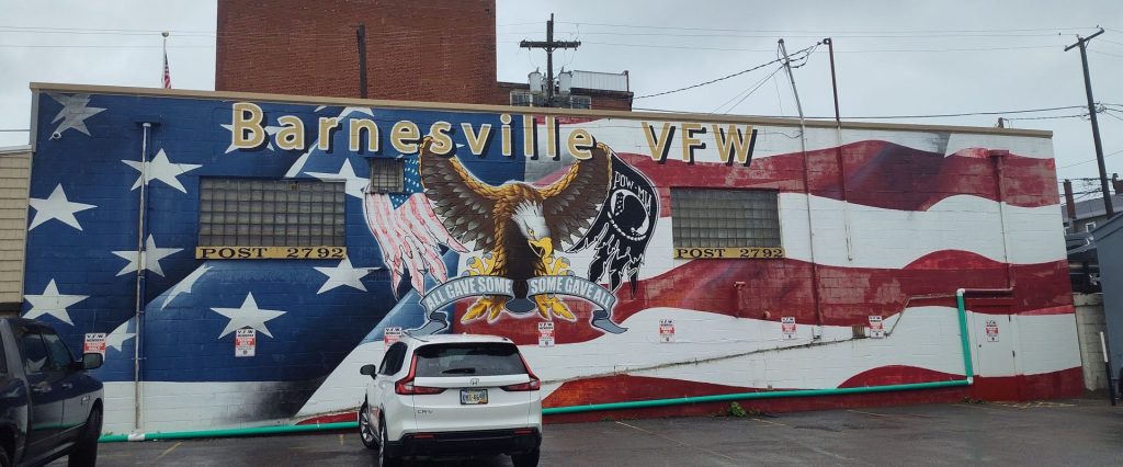 BARNESVILLE VFW POST 2792 WAR MEMORIAL MURAL