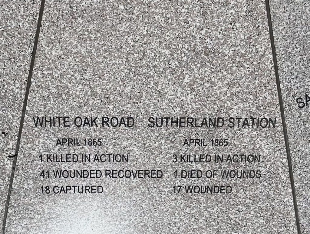 BATTLES OF THE CIVIL WAR MEMORIAL STONE E