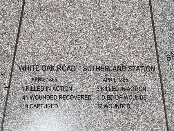 BATTLES OF THE CIVIL WAR MEMORIAL STONE E