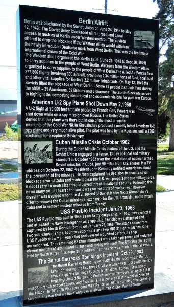 CENTRAL CITY HONORING ALL WHO SERVED MEMORIAL PANEL B