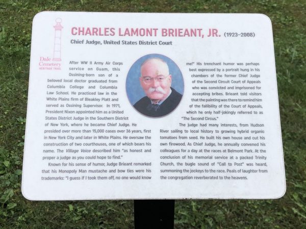 CHARLES LAMONT BRIEANT, JR. MEMORIAL PLAQUE