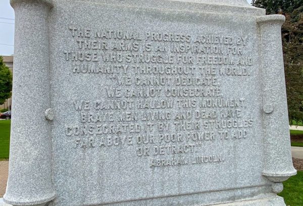 CITIZENS OF BATTLE CREEK CIVIL WAR MEMORIAL STONE B