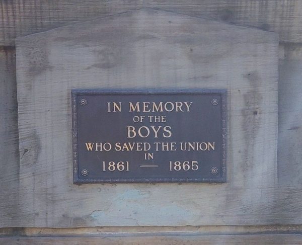 CITY OF GENEVA SOLDIERS AND SAILORS MONUMENT PLAQUE A