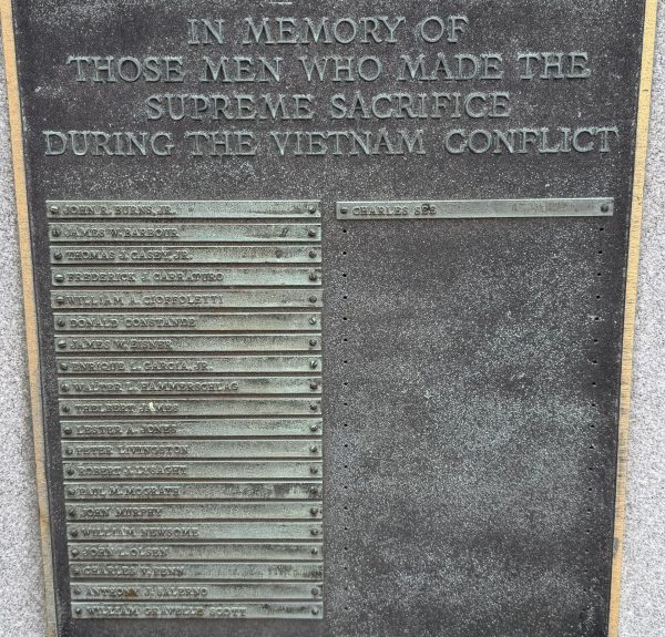 CITY OF NEW ROCHELLE SUPREME SACRIFICE VIETNAM CONFLICT MEMORIAL PLAQUE