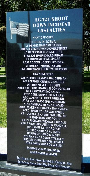 EC-121 SHOOT DOWN INCIDENT MEMORIAL STONE B