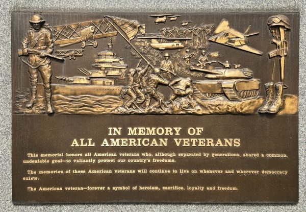 EAST PITTSBURGH IN MEMORY OF ALL AMERICAN VETERANS PLAQUE