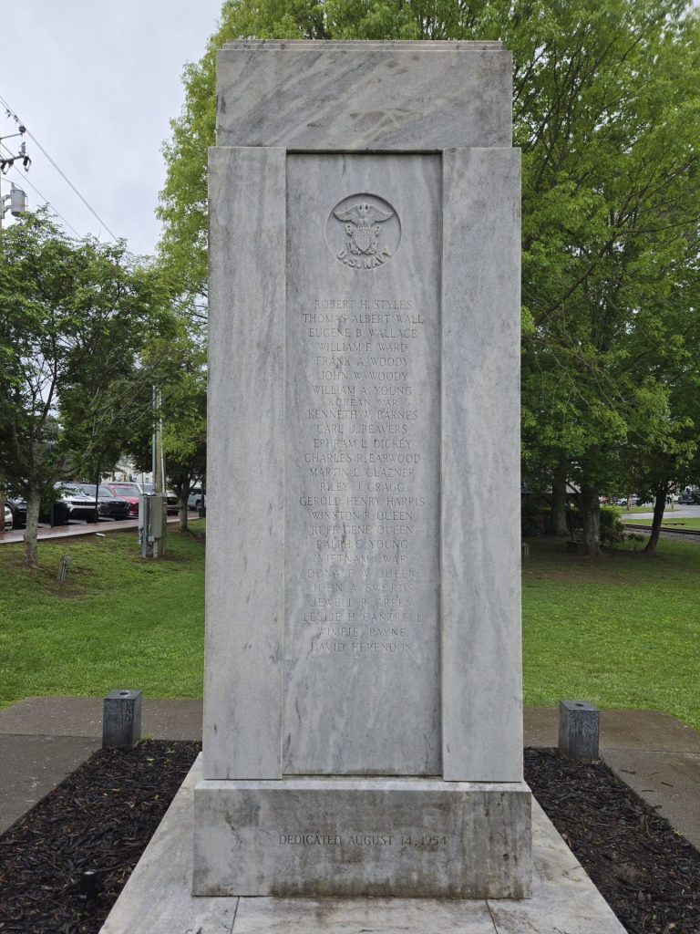 FANNIN COUNTY SUPREME SACRIFICE WAR MEMORIAL