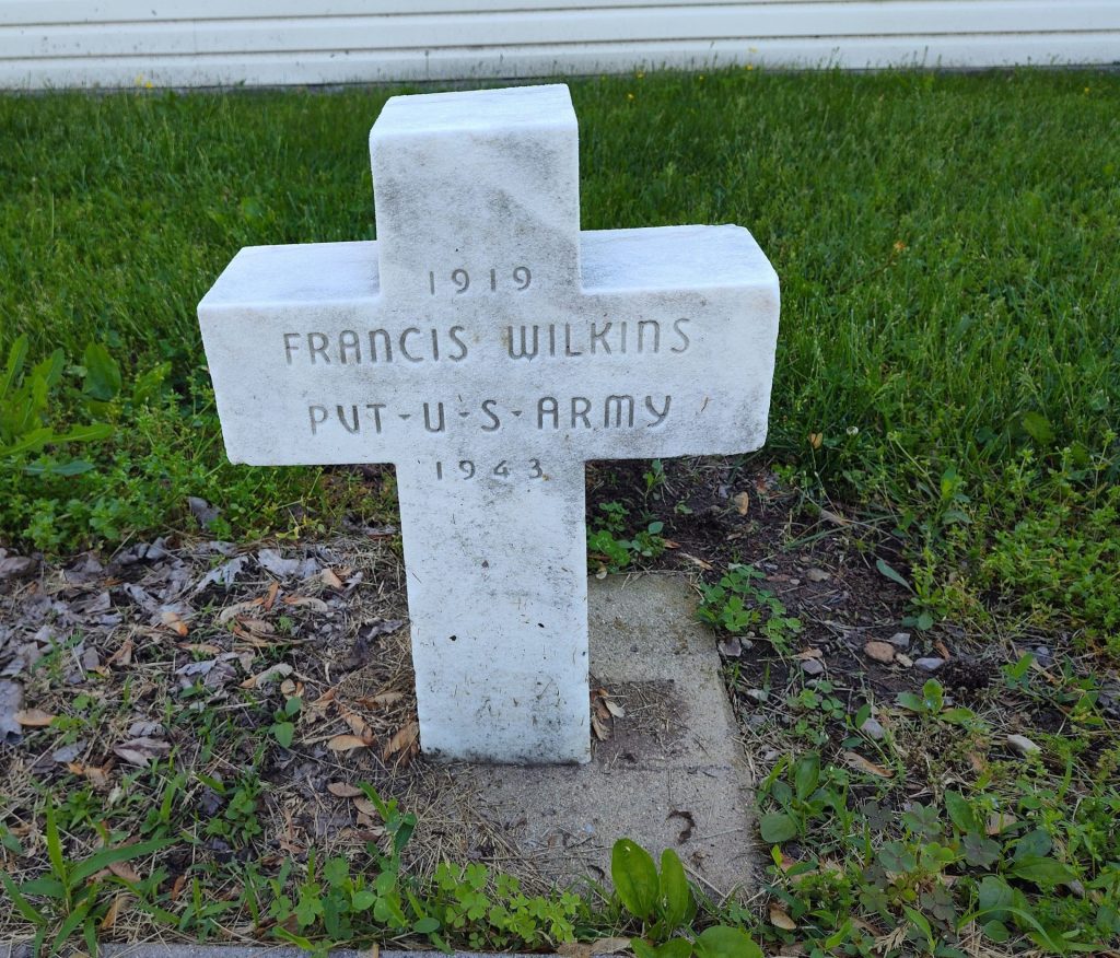FRANCIS WILKINS WAR MEMORIAL CROSS