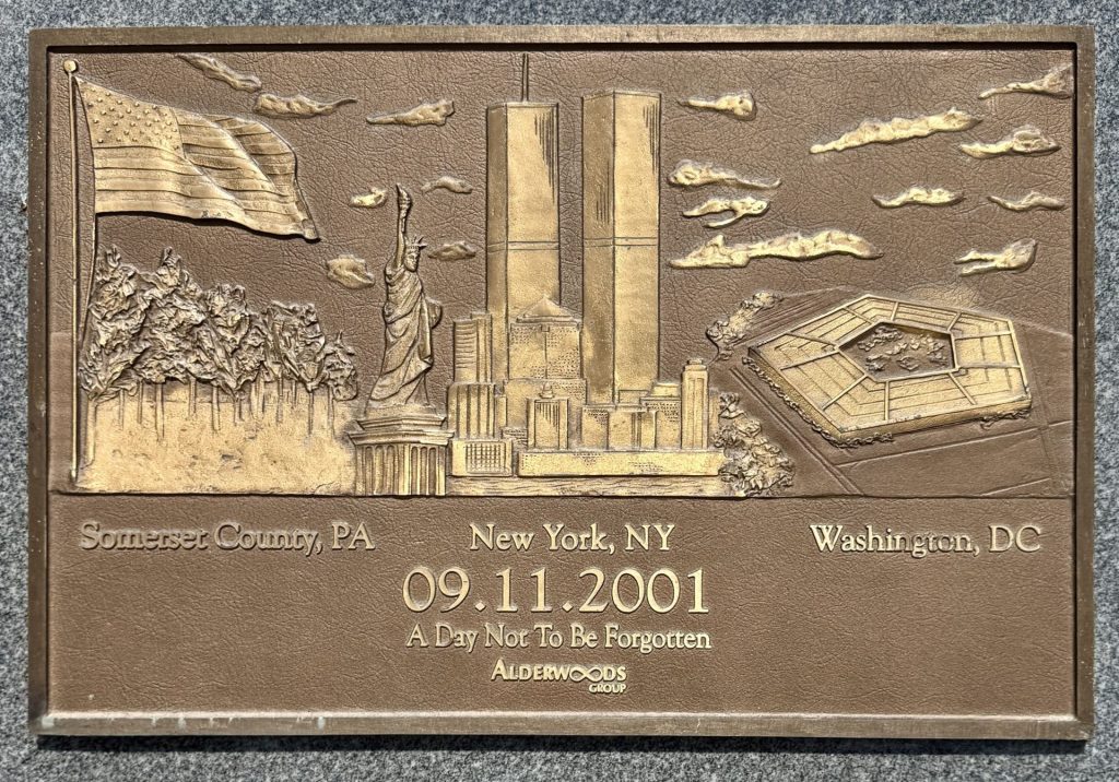 HARRISONBURG 9.11.2001 MEMORIAL PLAQUE