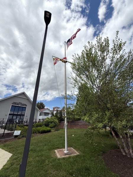 IN HONOR OF U.S. MARINES WAR MEMORIAL FLAGPOLE