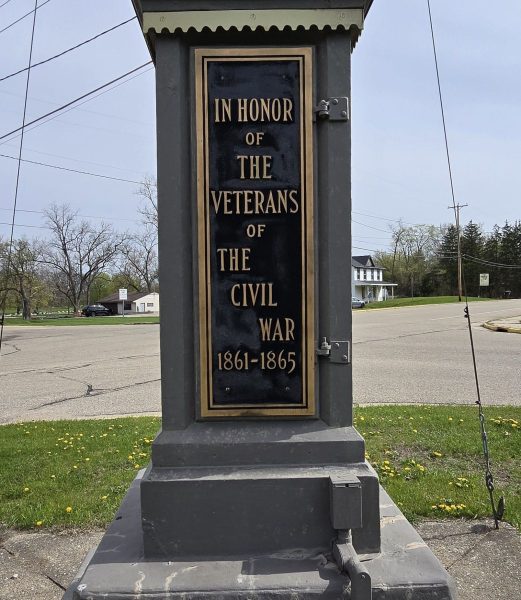 LESTER F BUTLER MEMORIAL CLOCK PLAQUE B