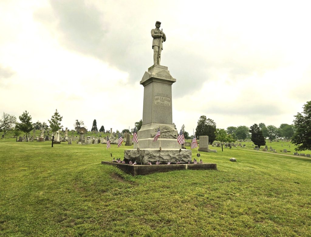 LIEUT. S.M. ADAMS POST 330 G.A.R. WAR MEMORIAL