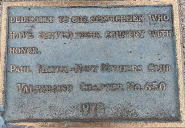 NAVY MOTHERS CLUB NO. 650 VETERANS MEMORIAL TREEL PLAQUE