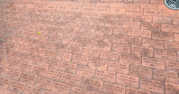 NELSONVILLE-YORK WAR AGAINST TERRORISM MEMORIAL BRICKS SECTION A
