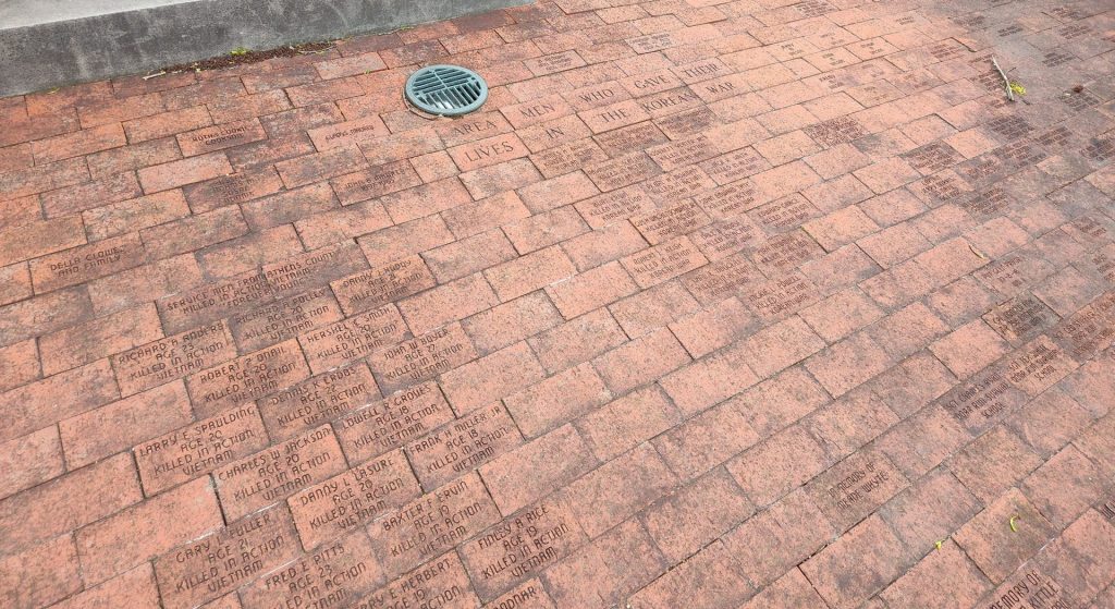 NELSONVILLE -YORK WAR AGAINST TERRORISM MEMORIAL BRICKS SECTION B