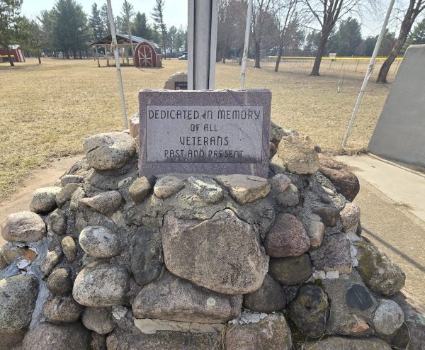PLAINFIELD ALL VETERANS MEMORIAL FLAGPOLE STONE