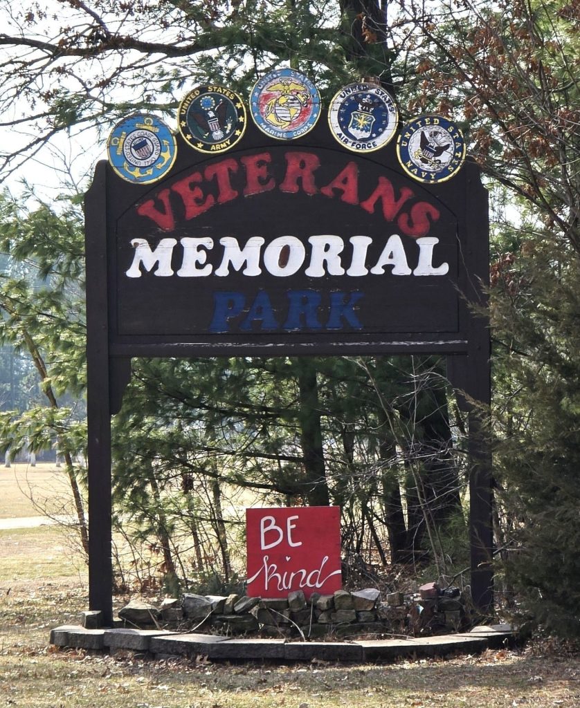 PLAINFIELD VETERANS MEMORIAL PARK MARKER
