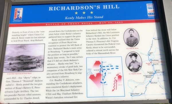 RICHARDSON’S HILL KENLY MAKES HIS STAND WAR MEMORIAL PANEL