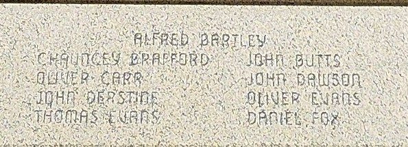 RIPLEY CIVIL WAR MEMORIAL HONOR ROLL STONE A