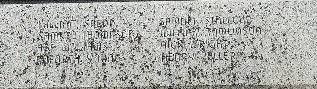 RIPLEY CIVIL WAR MEMORIAL HONOR ROLL STONE B