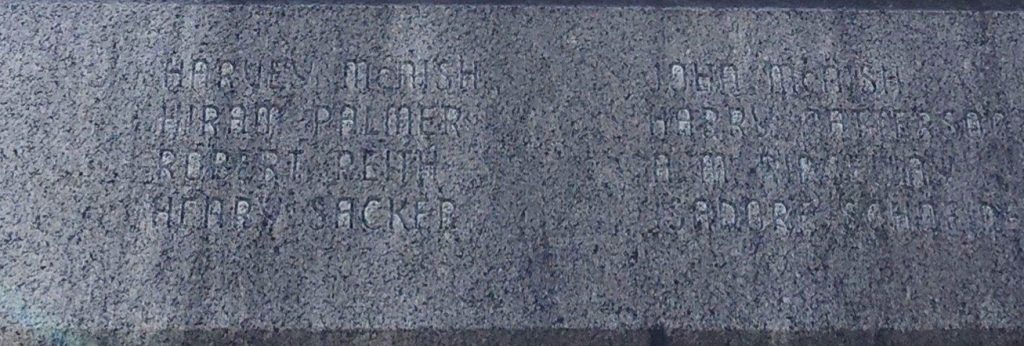 RIPLEY CIVIL WAR MEMORIAL HONOR ROLL STONE C