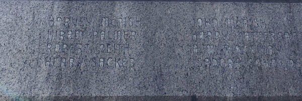 RIPLEY CIVIL WAR MEMORIAL HONOR ROLL STONE C