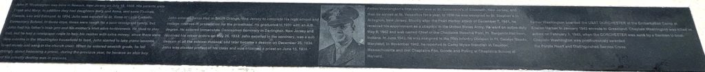 SEBASTIAN FOUR CHAPLAINS MEMORIAL PLAQUE F
