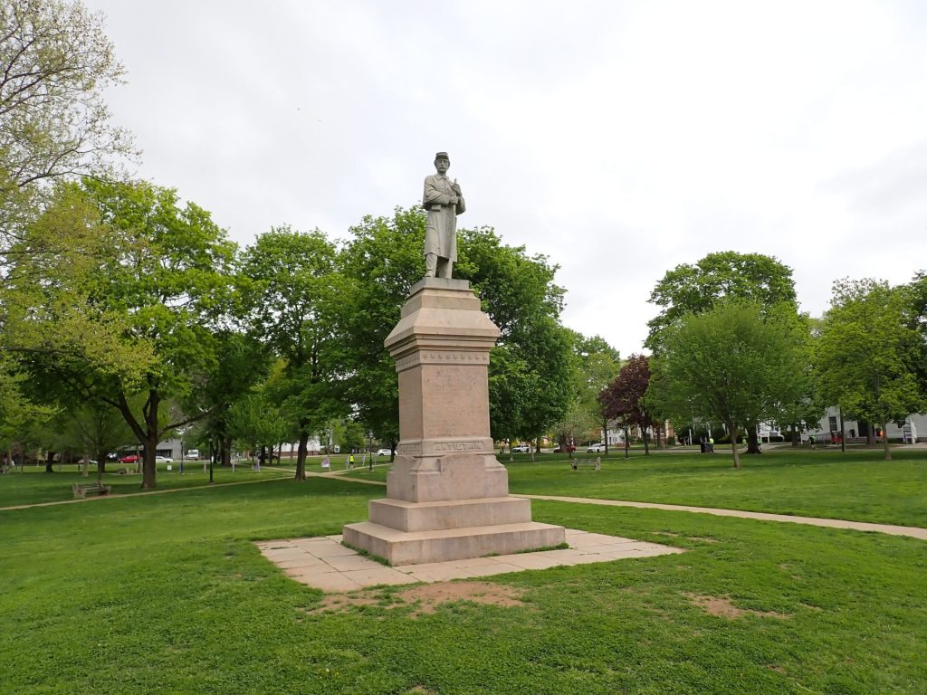 SOLDIERS’ MONUMENT ON THE GUIFORD GREEN MEMORIAL