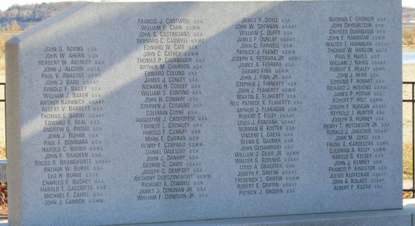 SOUTH BOSTON WORLD WAR II MEMORIAL STONE A