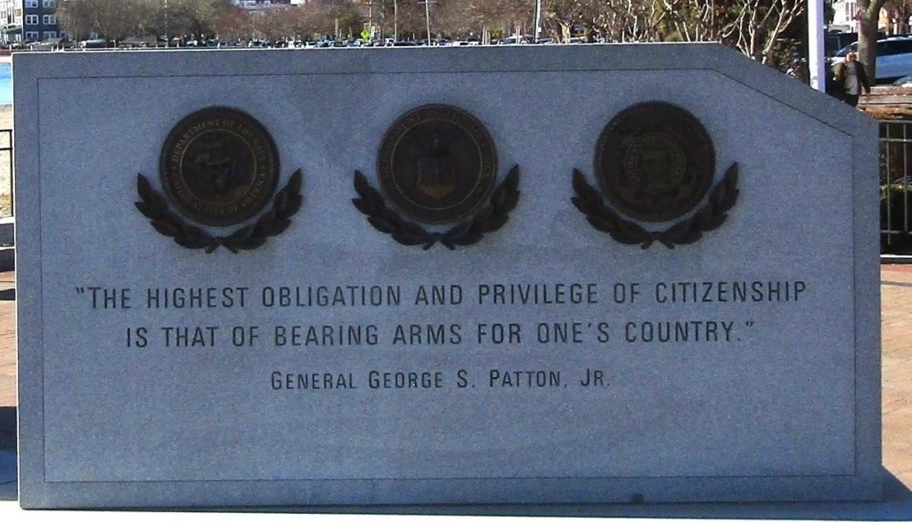 SOUTH BOSTON WORLD WAR II MEMORIAL STONE C