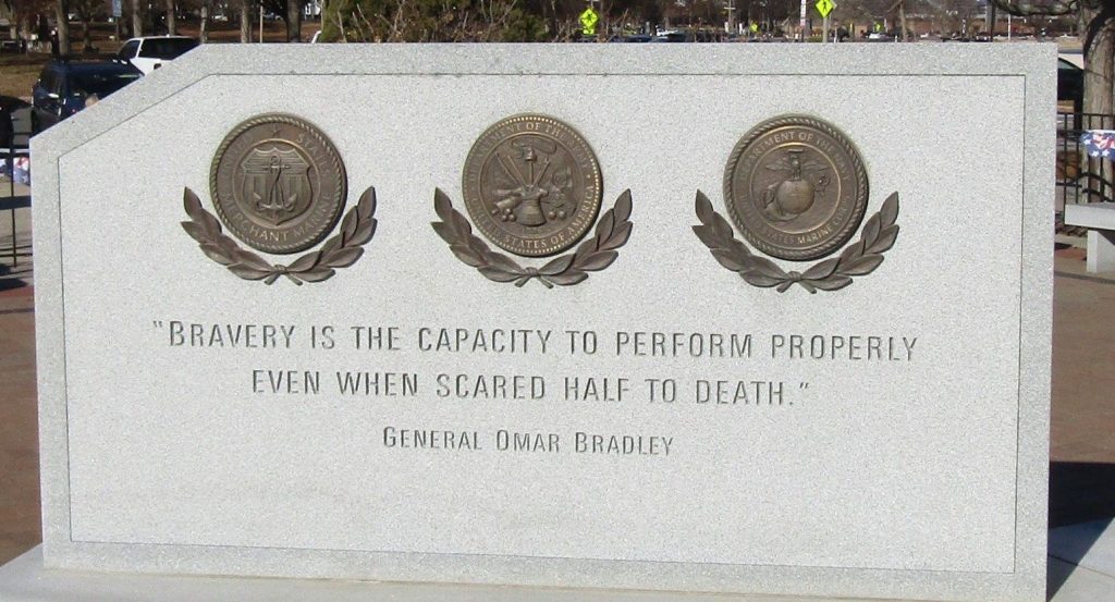 SOUTH BOSTON WORLD WAR II MEMORIAL STONE D