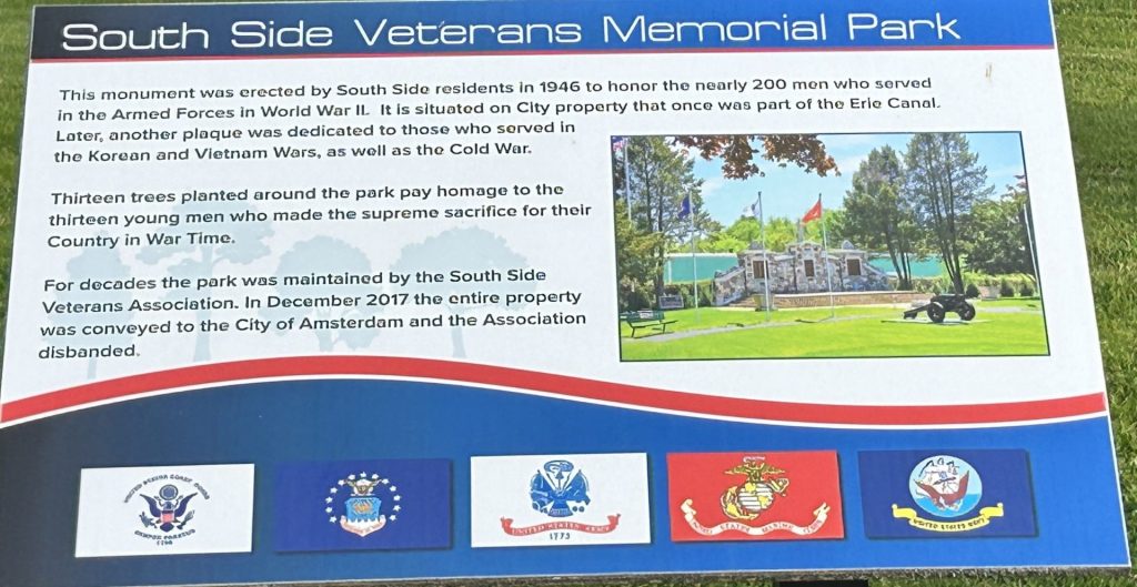 SOUTH SIDE VETERANS MEMORIAL PARK PANEL